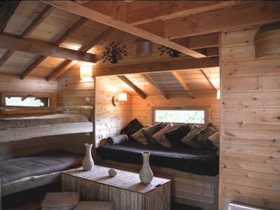 interieur cabane de la rivière